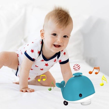 Cute Ball Blowing Whale Musical Toy